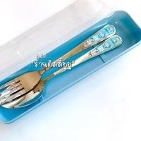 ราคา ชุดช้อนส้อมคิตตี้ ชุดช้อนคิตตี้ พร้อมกล่อง สำหรับผู้ใหญ่ (17026266729)