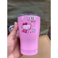 ราคา hot แก้ว15ozลายคิตตี้แก้วเก็บเย็นและร้อนสแตนเลส304แก้วสั้นถนัดมือ (20123552653)
