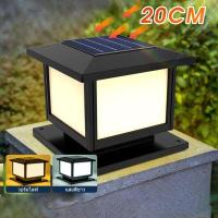 ราคา Led โคมไฟหัวเสา โซล่าเซล โคมไฟเสารั้วไฟตกแต่งในสวนไฟโซล่าเซล บ้าน ไฟอัตโนมัติ ไฟกันน้ํากลางแจ้ง Solar Post Light (18707313350)