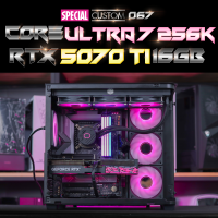 ราคา Special Custom 067 คอมประกอบ INTEL CORE ULTRA 7 256K RTX 5070 Ti 1 CLICK OC BLACK PCI E 16GB GDDR7 256BIT (24109658724)