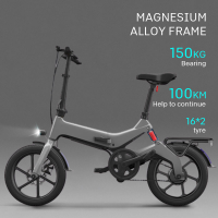 ราคา Electric bicycle 100กิโลเมตร รถจักรยานไฟฟ้าNAKXUS12นิ้ว โช้คอัพจักรยานเบาในเมือง foldable mini 12 inches (11787677332)