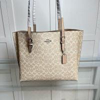 ราคา กระเป๋าสะพายไหล่ กระเป๋าถือ COACH Mollie Tote 34 มีช่องซิปด้านใน (24093763264)