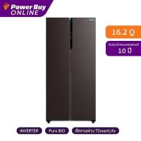 ราคา TOSHIBA ตู้เย็นไซด์ บาย ไซด์ Inverter 16 2 คิว สี Satin Grey รุ่น GR RS600WI PMT 37 (18165308379)