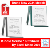 ราคา New Kindle Scribe 2024 Model Redesigned display Fast 1 Day Ship from BKK 16GB 32GB 64GB Optional Case 10 2 300 ppi Paperwhite Display with Premium Pen Wi Fi Stock Newest Model Sold on Amazon 2024 Mode