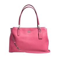 ราคา กระเป๋าถือ COACH ของแท้ มือหนึ่ง หนังแท้ หนังฟอกแบบกันรอยขีดข่วน รุ่นหรู ใบใหญ่ ช่องเยอะ มีสายยาว Coach 34672 Sunset Coach Large Crossgrain Leather Christi Purse Handbag (21383852635)
