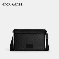 ราคา COACH กระเป๋าสะพายข้างผู้ชายรุ่น District Crossbody Bag In Signature Canvas CY824 QBMI5 สีดำ (24117522731)