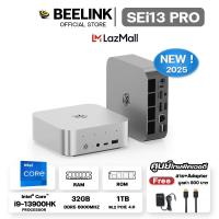 ราคา Official Beelink Beelink SEi13 Pro ใหม่ Intel Core i9 13900HK ขนาด RAM 32GB ROM 1TB มีไมโครโฟนและลำโพงในตัว (24513583548)