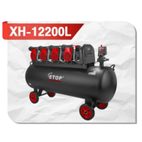ราคา ETOP ปั๊มลม Oil Free ปั๊มลมออยล์ฟรี 60 100 150 200 ลิตร 1200W ปั้มลม 4 มอเตอร์ Super Turbo ไม่ใช้น้ำมัน เติมลมได้เร็ว แรง เสียงเงียบ Air Compressor ปั้มลม ปั๊มOIL FREE ปั๊มลมไฟฟ้า (21301073303)