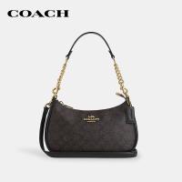 ราคา COACH กระเป๋าสะพายไหล่ผู้หญิงรุ่น Teri Shoulder Bag In Signature Canvas CV933 IMXAQ สีน้ำตาล (24117478520)