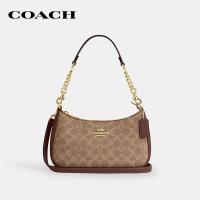 ราคา COACH กระเป๋าสะพายไหล่ผู้หญิงรุ่น Teri Shoulder Bag In Signature Canvas CV933 IMXHE สีน้ำตาล (24117357972)