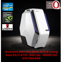 ราคา ComSet Intel Xeon I7 4770 8GB ram RX460 4GB SSD240GB Power 600Watt เคสพีซีสีขาวโลหะเต็ม Alien RGB Full MetalCase (5627536471)