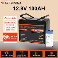 ราคา แบตเตอรี่24V100AH แบตเตอรี่12V100แอม กับบลูทูธ แบตลิเธี่ยม 12V100AH แบตเตอรี่ Bluetooth 12V280AH lifepo4 การป้องกัน BMS แบตเตอรี่โซล่าเซลล์ (24325152667)