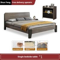 ราคา Tax exemption subsidy Bed Frame Modern Single Bed Super Single Bed Solid Wood Household Economy Bed Frame (24345827088)