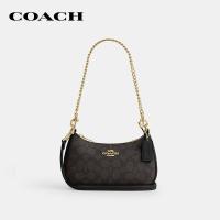 ราคา COACH กระเป๋าสะพายข้างผู้หญิงรุ่น Teri Mini Crossbody Bag In Signature Canvas CW323 IMXAQ สีน้ำตาล (24118020259)