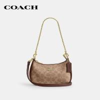 ราคา COACH กระเป๋าสะพายข้างผู้หญิงรุ่น Teri Mini Crossbody Bag In Signature Canvas CW323 IMXHE สีน้ำตาล (24118239114)