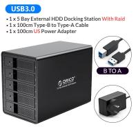 ราคา ORICO 95 Series 5 Bay 3 5 USB3 0 HDD Docking Station รองรับ RAID Mode Aluminium พร้อมอะแดปเตอร์จ่ายไฟภายใน150W (24003759469)
