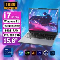 ราคา รับประกัน 3 ปี ซีโอดี 15 6 Windows 11 Pro แล็ปท็อปคอมพิวเตอร์ Intel i7 8500Y 16GB RAM 1TB SSD แล็ปท็อปสำนักงานคอมพิวเตอร์พีซีปลดล็อคลายนิ้วมือโน้ตบุ๊ค (24305658339)