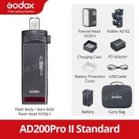 ราคา Godox AD200Pro AD200ProII TTL 2 4G Wireless Camera Pocket Flash compatible with X2T X3 Trigger for Nikon Canon Sony Fuji Olympus Mark II (22754622416)
