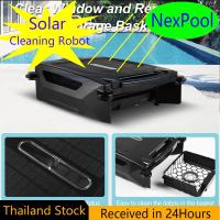 ราคา Thailand Stock NexPool Robot Lifestyle Skimmer Swimming Pool Cleaner Robotic Water Cleaner 2500mAh Lithium Battery Solar Panel Power 10W Cordless Robotic Pool Cleaner (22263722344)