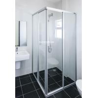 ราคา ชาวเวอร์คิงฉากกั้นอาบน้ำ DIY Shower in a Box Series รุ่น SN02 บานเลื่อนเข้ามุม แบบมีเฟรม ขนาดสั่งตัด 90x90x180 120x120x180ซม กระจกนิรภัยเทมเปอร์มอก หนา 4มม (8383990668)