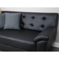 ราคา INDEX LIVING MALL โซฟาหนัง PVC 2 5 ที่นั่ง รุ่นฮั้นส์ (21837244259)