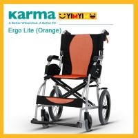 ราคา Karma รุ่น Ergo Lite รถเข็น รถเข็นผู้ป่วย อลูมิเนียม วีลแชร์ขนาดเล็ก น้ำหนักเบา Lightweight Aluminum Wheelchair (16696457988)