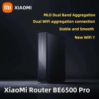 ราคา Xiaomi AX3000 BE6500 Pro เราเตอร์ 2 4G 5G เกม 3 ช่อง WIFI 6 WIFI7 รุ่นปรับปรุง 4 core cpu 1gb ram 4k qam 12 เสาอากาศรับสัญญาณสูง gamer router เราเตอร์ความเร็วสูงครอบคลุมทั่วบ้านทะลุกำแพงได้สำหรับบ้านข