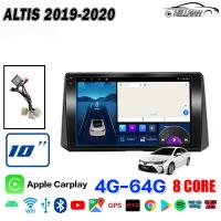 ราคา HO จอแอนดรอย 10 นิ้ว ALTIS 2019 2020จอแอนดรอย จอ android ติดรถยนต์ GPS WIFI BLUETOOTH 4G 360 ดู Netflix Youtub ได้ Android (24361042593)