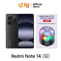 ราคา Xiaomi Redmi Note 14 5G 8 256GB รับฟรี Portable Bluetooth Speaker สมาร์ทโฟน โทรศัพท์มือถือ แถมฟรีประกันจอแตก สินค้ารับประกันศูนย์15เดือน By TG (23660358230)