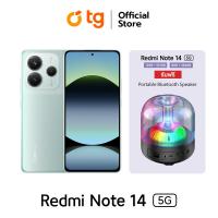 ราคา Xiaomi Redmi Note 14 5G 8 256GB รับฟรี Portable Bluetooth Speaker สมาร์ทโฟน โทรศัพท์มือถือ แถมฟรีประกันจอแตก สินค้ารับประกันศูนย์15เดือน By TG (23660358234)