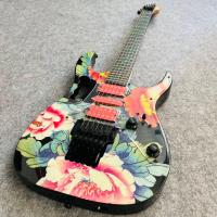 ราคา ลายดอกไม้ JEM77ของกีตาร์มืออาชีพกีต้าร์ไฟฟ้า Ibanez (22980504213)