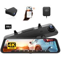 ราคา WOLFBOX G850 V02 WIFI Front and Rear 4K Dash Cam Car Camera WDR 1080P Dash Camera for Car FOV170 Car Dvr GPS Night Vision (23836313883)
