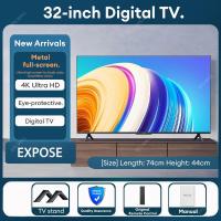 ราคา ทีวี 32ราคาถูกๆ ทีวี 43 นิ้ว ถูกๆ TV โทรทัศน์ สมาร์ททีวี LED Wifi UHD Android 12 0 ราคาถูกทีวี จอแบนสามารถรับชม YouTube Internet ได้โดยตรง (23980120195)