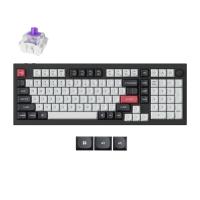 ราคา Keychron Q5 HE QMK Wireless Custom Mechanical Keyboard with Knob 2 4 GHz Bluetooth Wired 96 Layout Hot Swappable Programmable RGB Backlit Gateron Magnetic Switches for Mac Windows Shell White (2366864