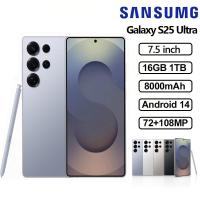 ราคา รับประกัน1ปี 2025 NEW Sansumg Galaxy S25 Ultra 5G 7 5นิ้ว โทรศัพท์มือถือ รองรับ2ซิม Smartphone 4G 5G โทรศัพท์สมา แรม16GB รอม1TB โทรศัพท์ถูกๆ มือถือราคาถูกๆ โทรศัพท์สำห รับเล่นเกม โทรสับราคาถูก โทรศัพ 