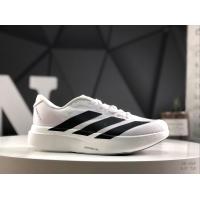 ราคา Adidas adizero Evo SL M สองชั้นสีขาวและสีดำตาข่ายระบายอากาศรองเท้าวิ่งกีฬาชายหญิงไซส์36 45 พร้อมกล่องรองเท้า (23621089984)