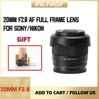 ราคา VILTROX AF 20มม F2 8มุมกว้างเต็มเฟรมไพรม์เลนส์ AF MF สำหรับ Sony E Mount A7C A6400 EVZ10 Nikon Z Mount Z30 Z6 (22870214700)