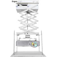 ราคา 39 Inch Electric Projector Lifter with 20 x 20 Fixing Plate Adjustable Wireless Control Scissor Bracket Projector Hidden Lifter with 10 KG 22 lb Max Load Capacity Projector Hoist (24361311976)
