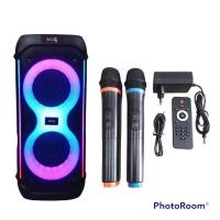 ราคา SKG ลำโพง Bluetooth KG 049 6 5 x2 ไมค์ลอย2ตัว รีโมท ไฟดิสโก้เต้นตามจังหวะเสียงเพลง ปิดเปิดได้ USB FM TF Card Echo WWS ต่อคอมได้ แบตในตัว ประกัน1ปี (18589590230)