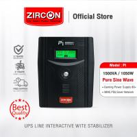 ราคา ZIRCON PI 1500VA 1050W Line Interactive PURE SINEWAVE UPS ของแท้ ส่งไว ประกัน 2 ปี ส่งฟรี มี Hotline 24ชม (13104784652)