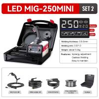 ราคา อัพเดทใหม่V4 ประกัน1ปี ANDELI เครื่องเชื่อม ตู้เชื่อม รุ่น MIG 250 MINI 120A LED ตู้เชื่อมไฟฟ้า ไม่ใช้แก๊ส 3ระบบ MIG MMA LIFT TIG ใช้แก๊ส (23915303348)
