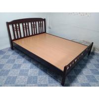 ราคา เตียงไม้ยางพาราล้วน หัวเตียงไม้ระแนงตั้งคาดแนวนอน รุ่น DINASTY FU 3 5 5 และ 6 ฟุต (21544526297)