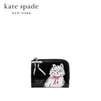 ราคา Kate Spade New York กระเป๋าสตางค์ขนาดเล็กรุ่น Whiskers Small Compact Wallet KI712 BLK สีดำ (24162898810)