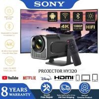 ราคา SONY HY320 MINI Projector Android 11 ขนาดเล็ก 1080P 4K HD Wifi Bluetooth ใช้ได้กับสมาร์ทโฟน คอมพิวเตอร์ แท็บเล็ต (24277959927)