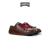 ราคา CAMPER รองเท้าผ้าใบหนัง ผู้หญิง รุ่น PEU CAMI สีน้ำตาลเข้ม SNK 20848 020 (12523047646)