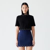ราคา DISAYA Crystal embellished Top เสื้อแขนสั้นดีเทลคริสตัล (20209919021)