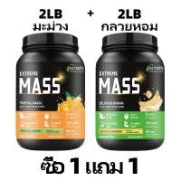 ราคา Ozmolts Extreme Mass โปรตีน เวย์โปรตีน 50g High Protein Weight Gainer 2LB รสกล้วย Whey Protein เพิ่มน้ำหนัก เพิ่มกล้ามเนื้อ สำหรับคนผอม ให้สารอาหารครบ เพิ่มน้ำหนัก (23183407223)