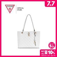 ราคา GUESS กระเป๋า รุ่น GG952225 BESSEY NOEL TOTE สีขาว (23195991060)