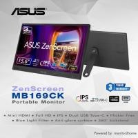 ราคา ASUS จอพกพา ZenScreen 16 Portable USB Monitor MB169CK Full HD IPS Dual USB C Mini HDMI Eye Care Flicker Free Blue Light Filter Anti Glare Surface 360 Kickstand 3 yr Warranty (23911793777)