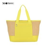 ราคา Lesportsac Raffia East West Tote Bag กระเป๋าสาน กระเป๋าถือ Style 1399 (21956342056)